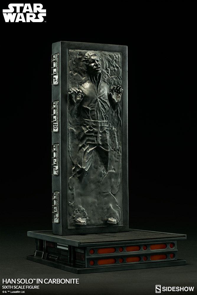 sideshow collectibles han solo carbonite