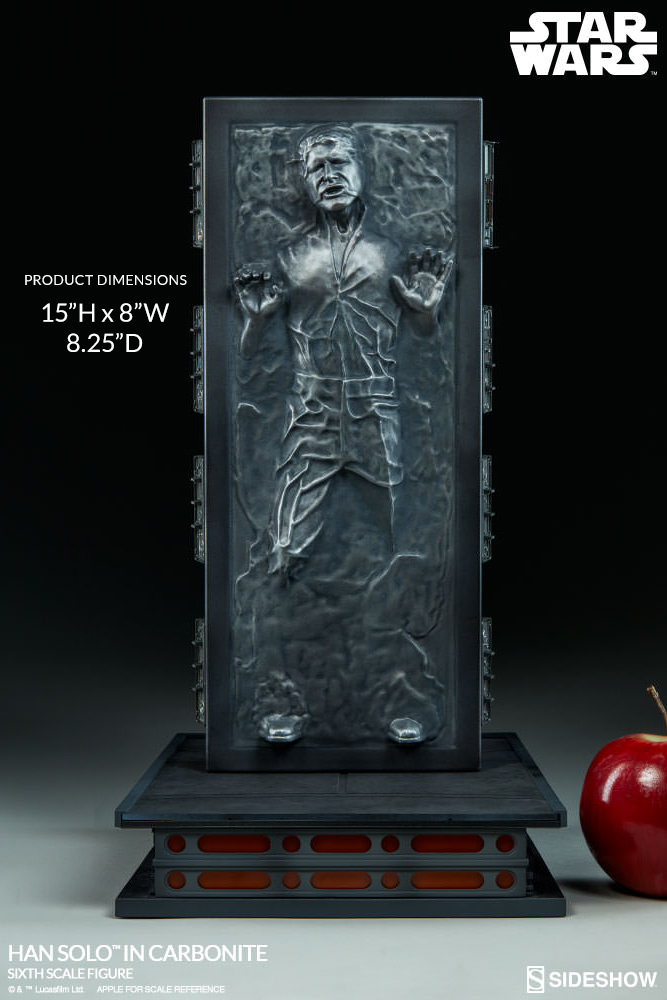 sideshow han solo carbonite