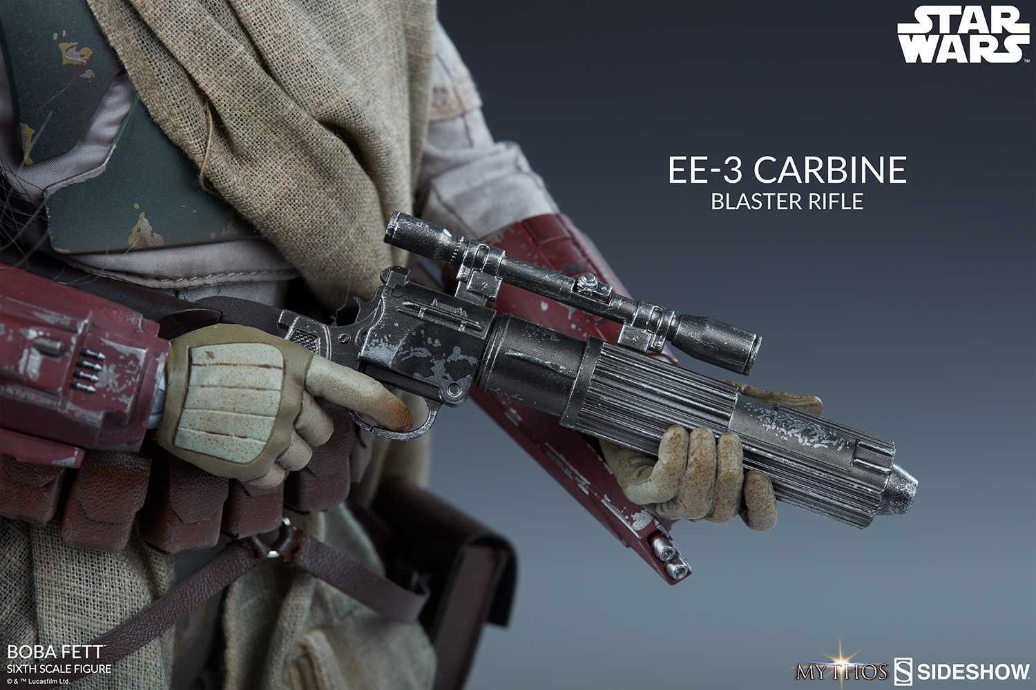 CUSTOM Star Wars ™ ® Boba Fett Blaster EE-3 compatible with LEGO®  version 3 