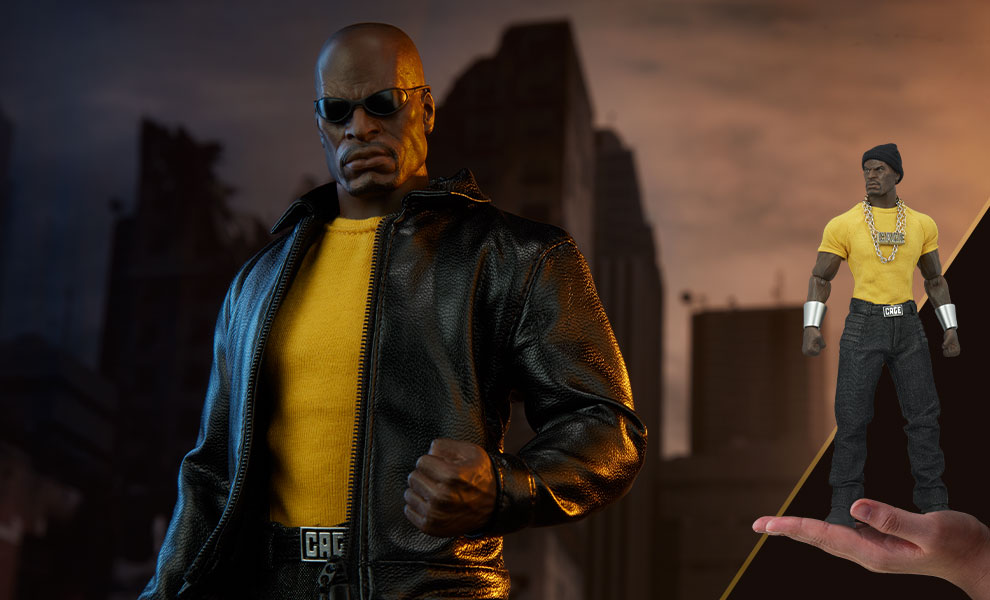 Gallery Feature Image of Luke Cage Sixth Scale Figure - Click to open image gallery