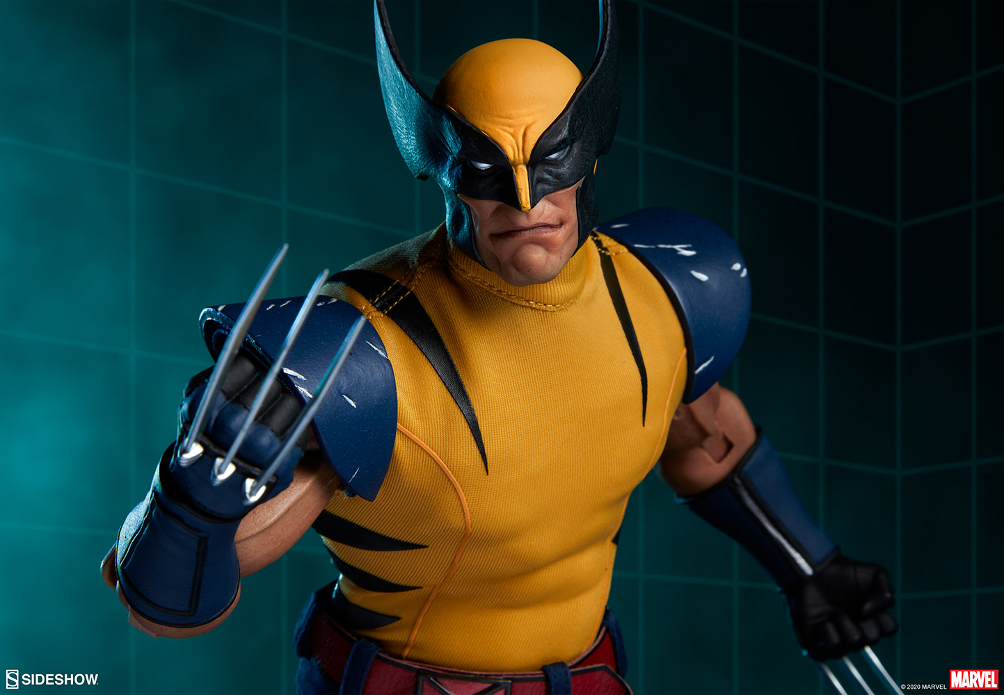 Adult Marvel Comics X-Men Mutant Superhero Wolverine Deluxe Bodysuit Costume 