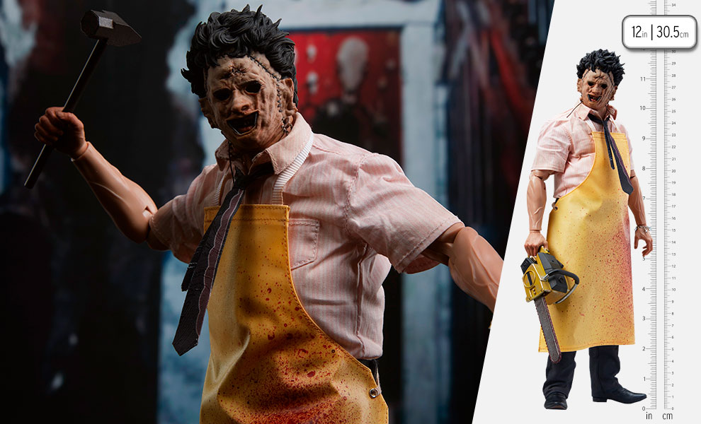 Gallery Feature Image of Leatherface (Killing Mask) Sixth Scale Figure - Click to open image gallery