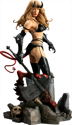 サイドショウ ダークチャイルド SIDESHOW Marvel Darkchilde Polystone Statue by Sideshow Collectibles