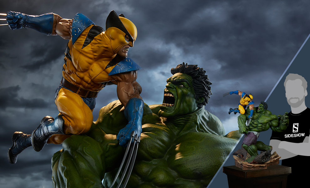 Gallery Feature Image of Hulk and Wolverine Maquette - Click to open image gallery