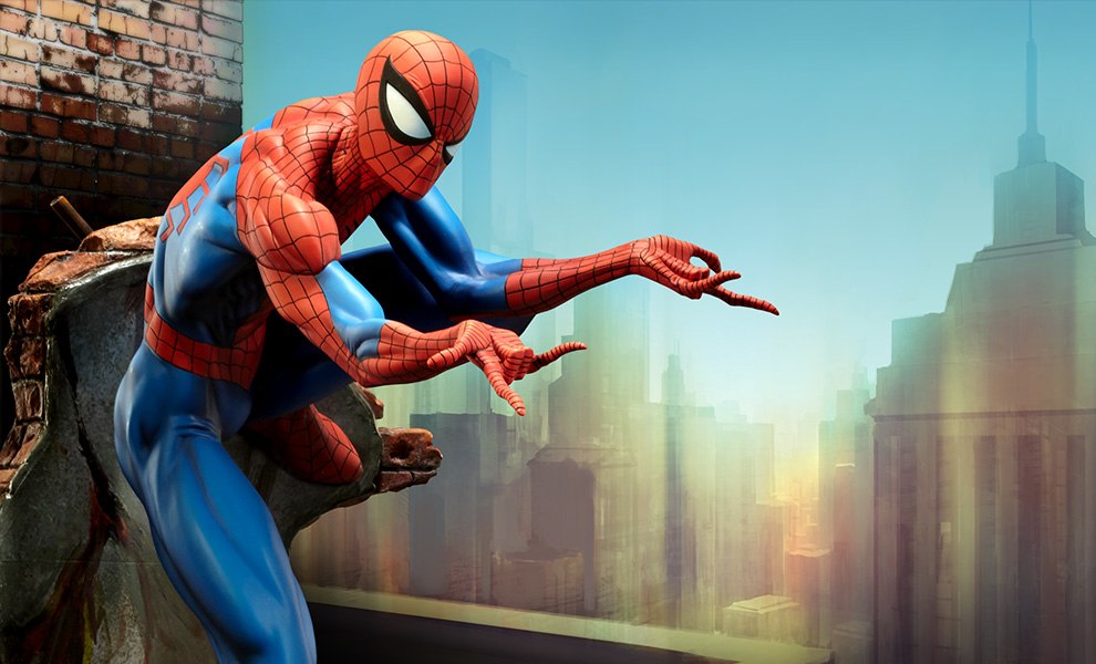 Gallery Feature Image of Spider-Man Polystone Statue - Click to open image gallery