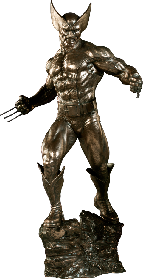 wolverine wolf killer statue