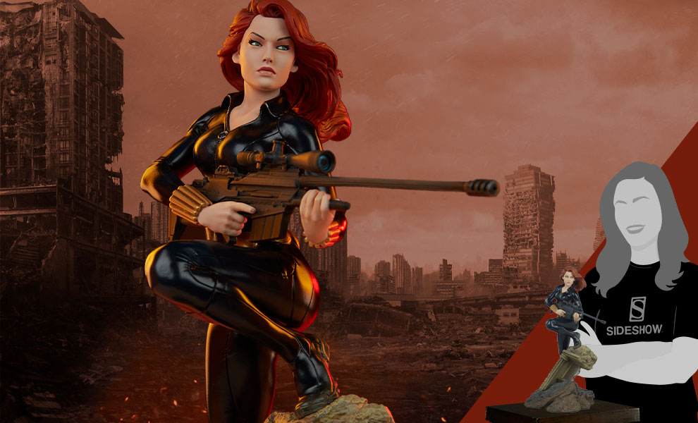 Gallery Feature Image of Black Widow Statue - Click to open image gallery