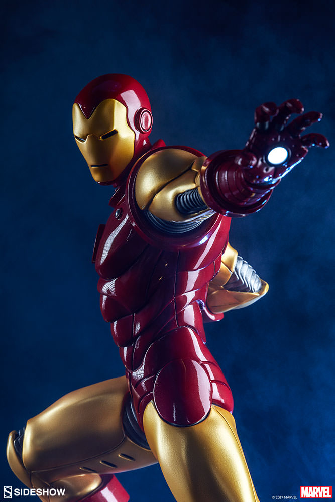 iron man statue sideshow