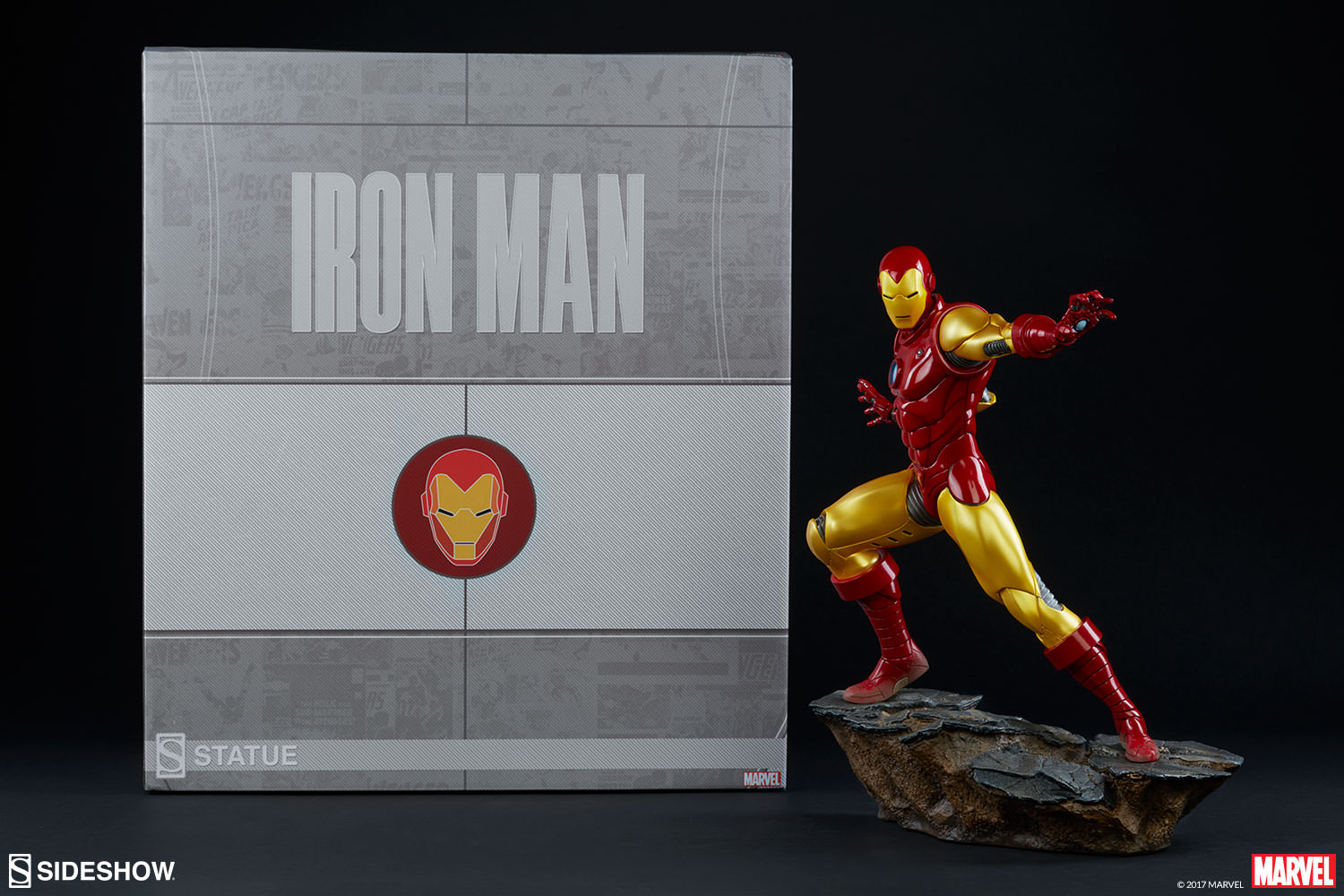 iron man statue sideshow