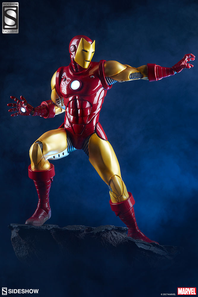 iron man statue sideshow