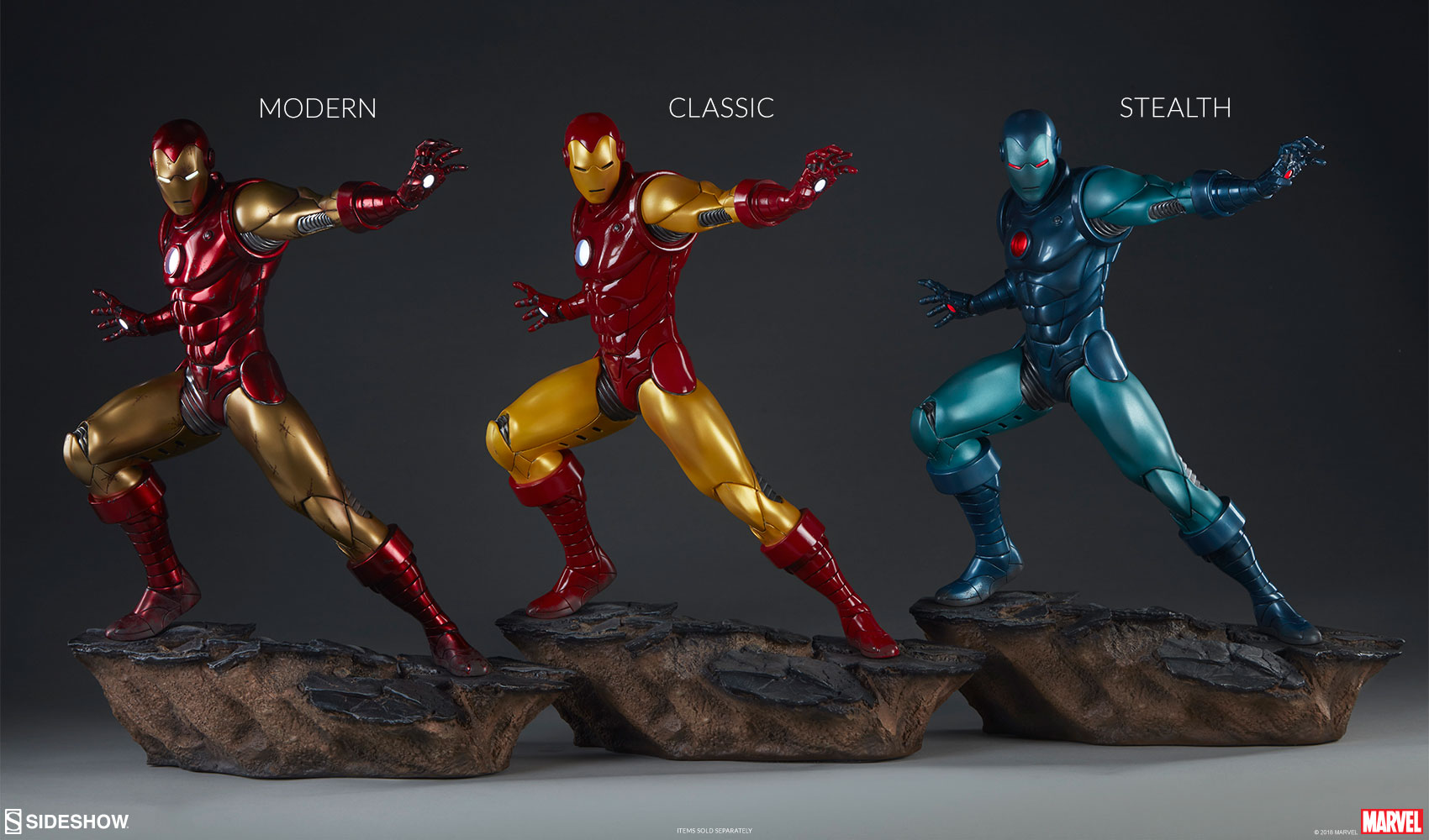 iron man statue sideshow