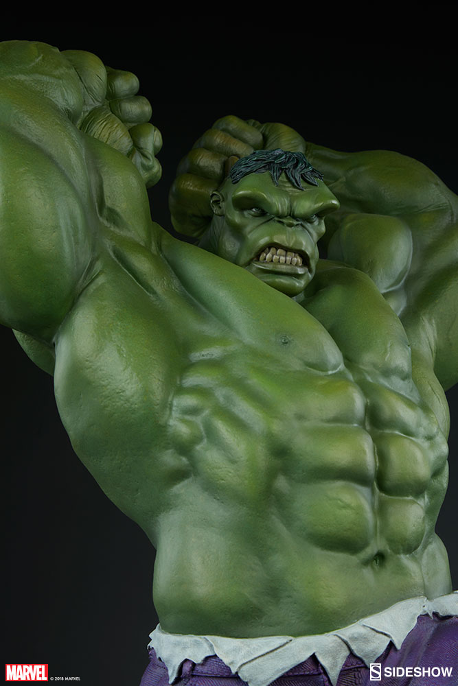 marvel hulk statue by