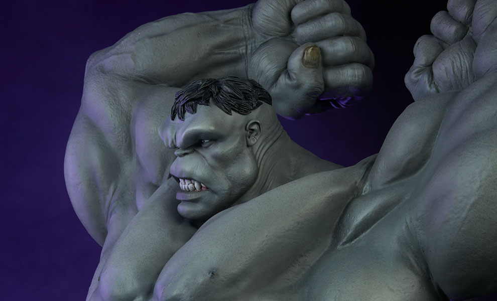 Gallery Feature Image of Grey Hulk Statue - Click to open image gallery