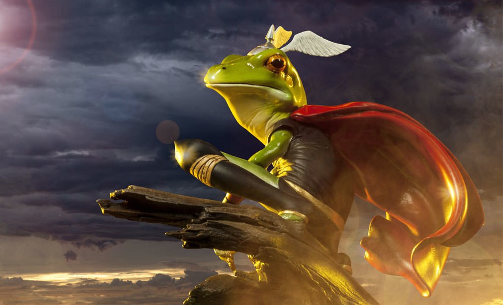 Gallery Feature Image of Thor Frog Diorama - Click to open image gallery