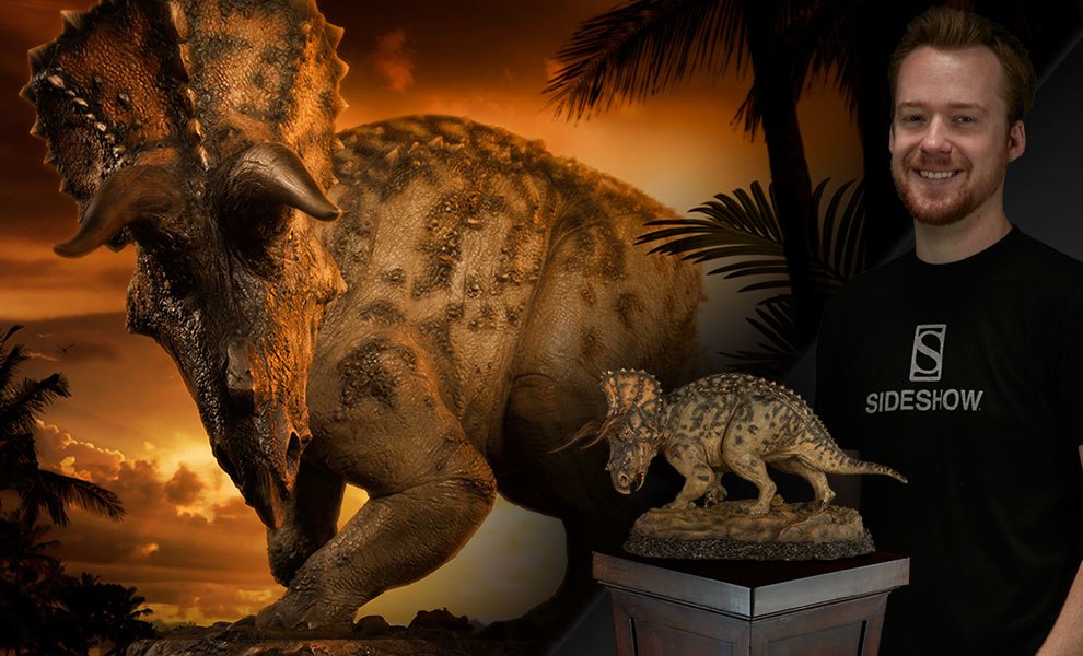Gallery Feature Image of Triceratops Statue - Click to open image gallery