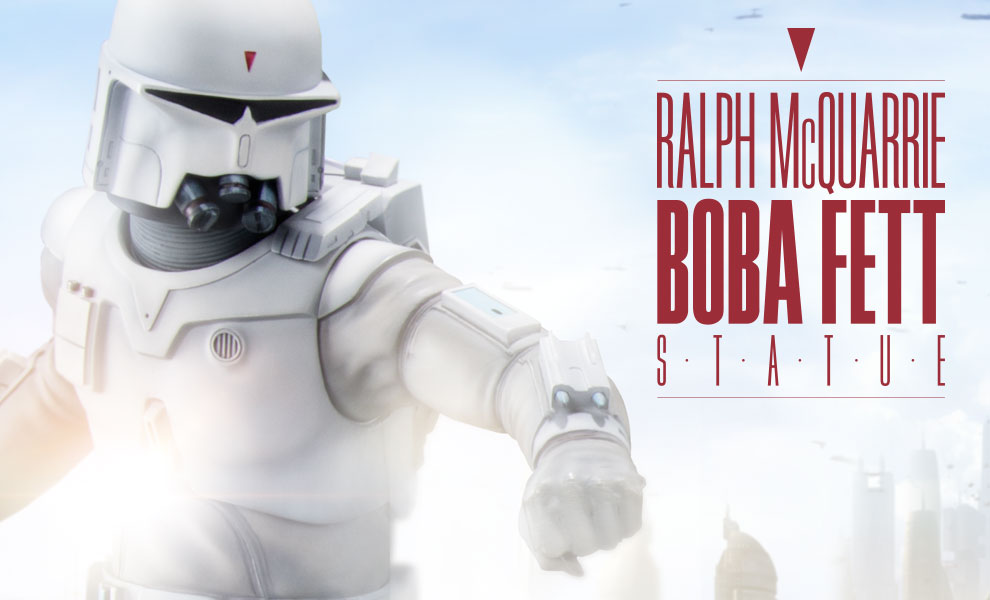 Gallery Feature Image of Ralph McQuarrie Boba Fett Statue - Click to open image gallery