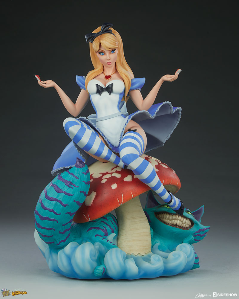 J Scott Campbell Alice In Wonderland Statue Sideshow Collectibles