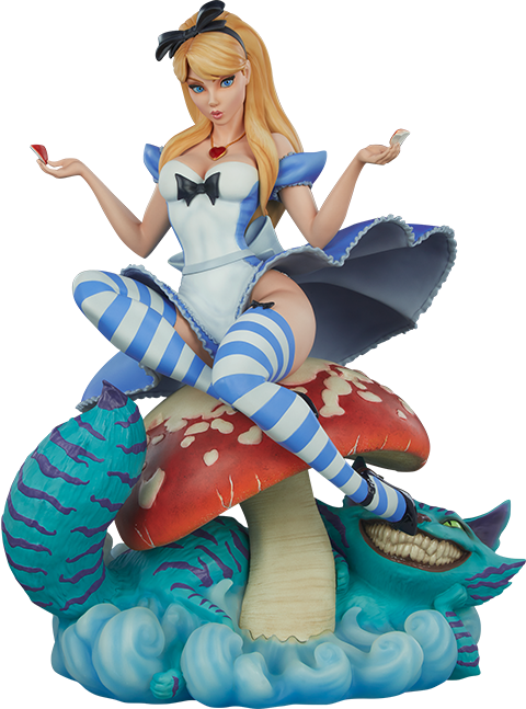 J Scott Campbell Alice In Wonderland Statue Sideshow Collectibles