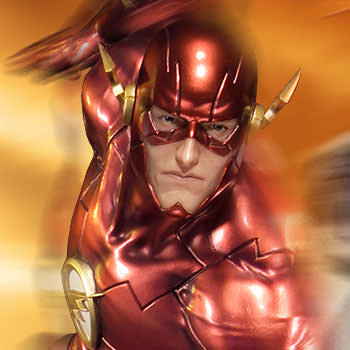 A 　サイドショウ 1/6 dc フラッシュ DC Comics The Flash Sixth Scale Figure by Sideshow