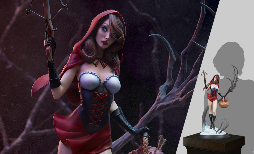 Gallery Feature Image of Red Riding Hood Statue - Click to open image gallery