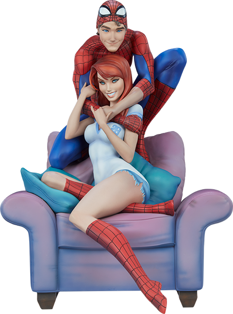 Sideshow Collectibles Spider-Man and Mary Jane Maquette