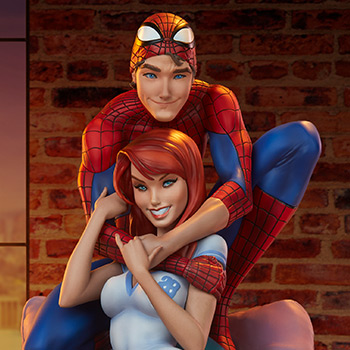 Spider-Man and Mary Jane Marvel Maquette