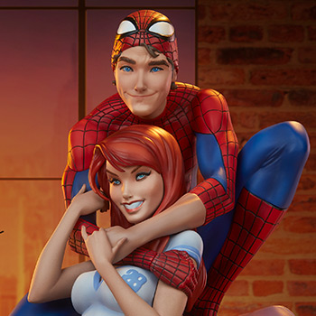 Spider-Man and Mary Jane Marvel Maquette