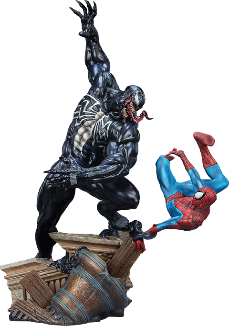 Spider-Man vs Venom Maquette by Sideshow Collectibles