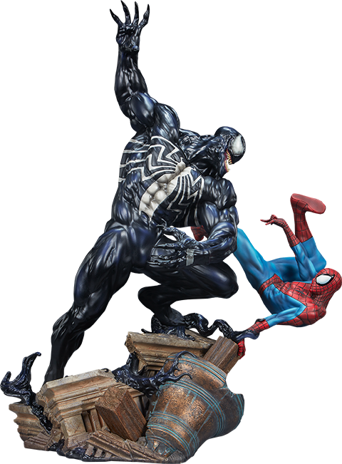 Sideshow Collectibles Spider-Man vs Venom Maquette