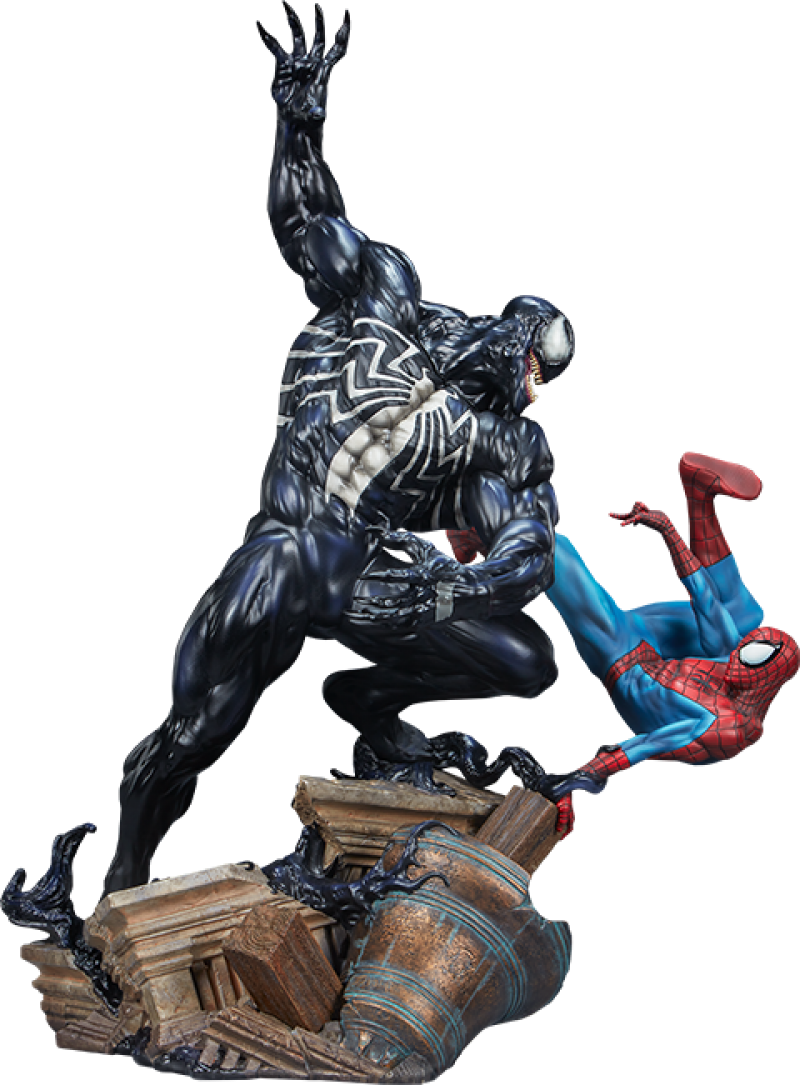 Spider-Man vs Venom Maquette by Sideshow Collectibles
