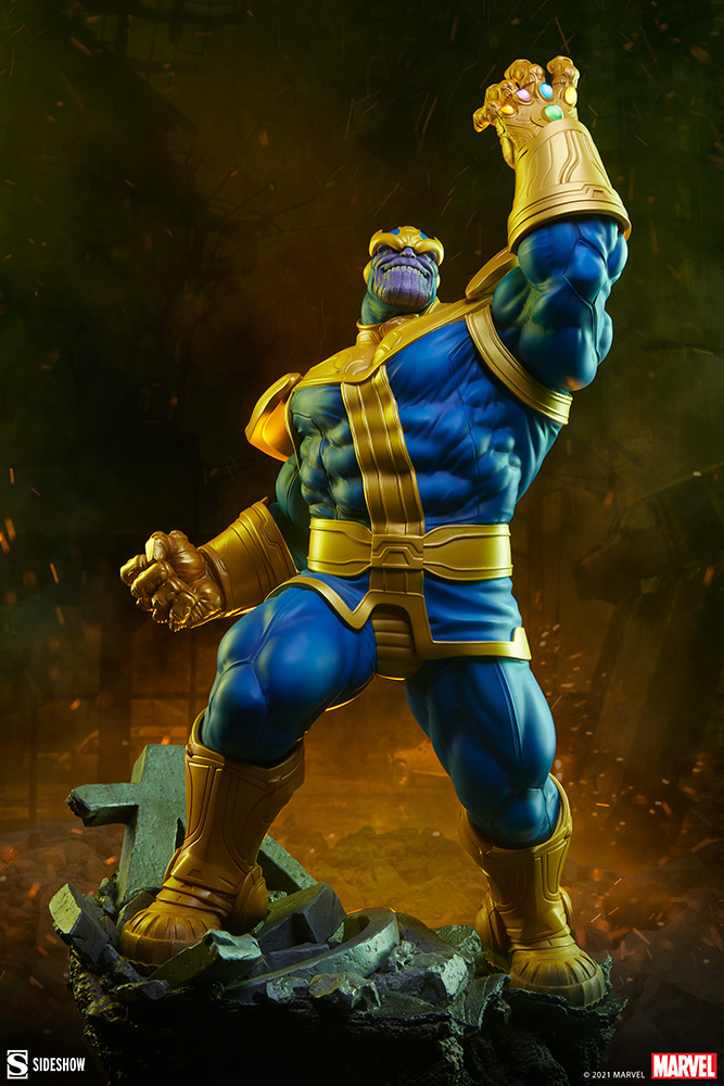 Sideshow 1/5 Scale 23 '' Thanos Classic Version 200570 Soldier Figure Collection 