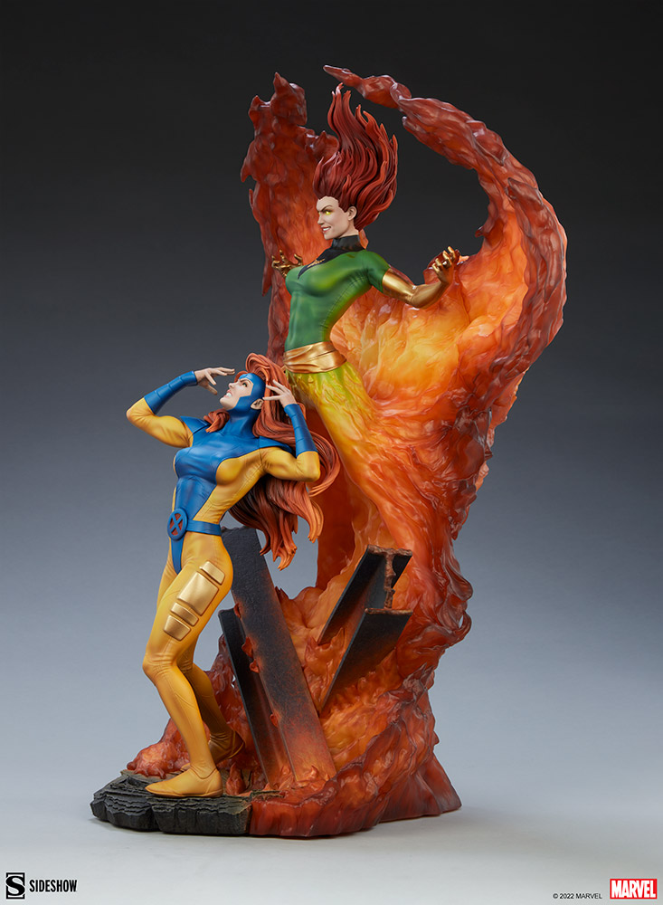 PHOENIX and JEAN GREY Maquette Phoenix-and-jean-grey_marvel_gallery_61ef280f2979a