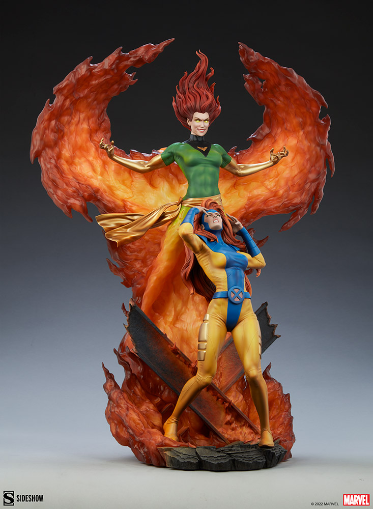 PHOENIX and JEAN GREY Maquette Phoenix-and-jean-grey_marvel_gallery_61ef2810b8208