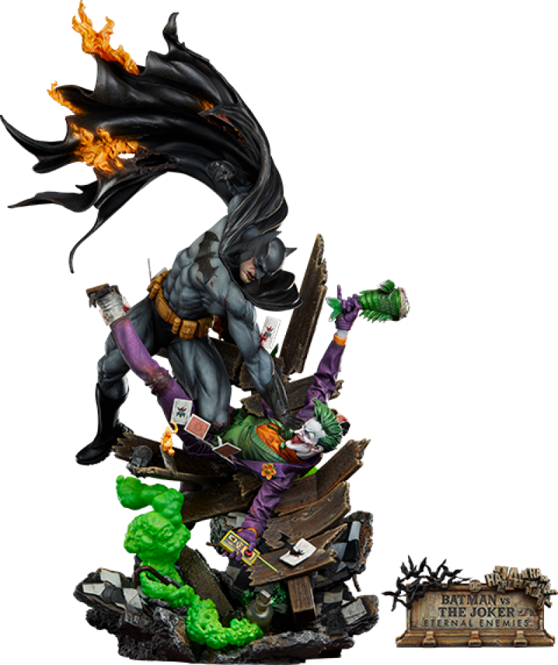 Batman vs The Joker: Eternal Enemies Premium Format™ Figure by Sideshow Collectibles