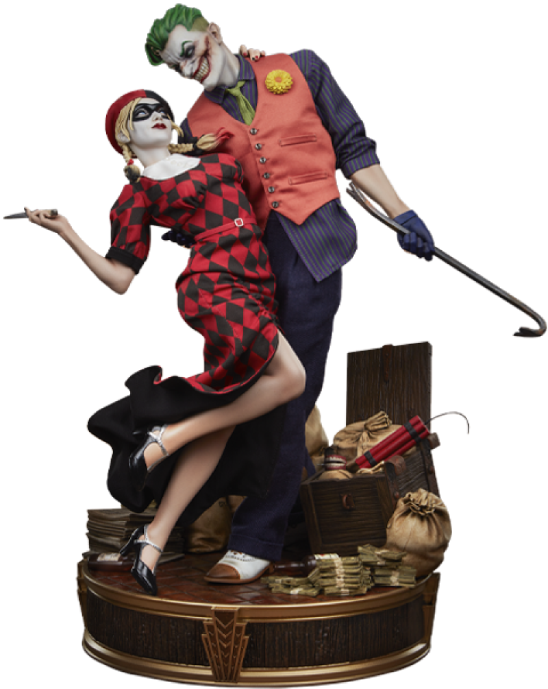 The Joker and Harley Quinn: Lawless Love Diorama by Sideshow Collectibles