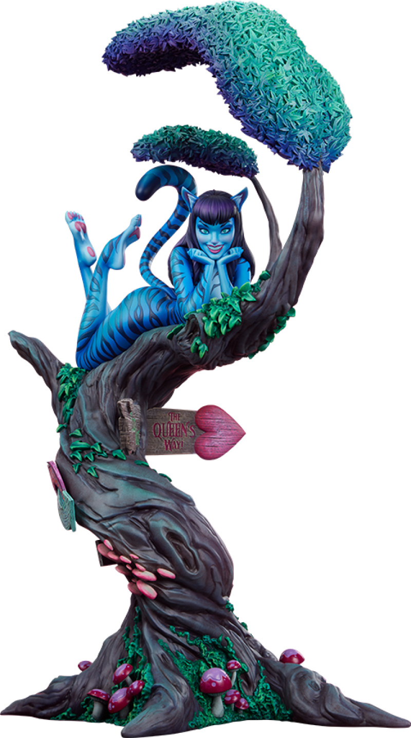 Lady Cheshire Cat Statues by Sideshow Collectibles