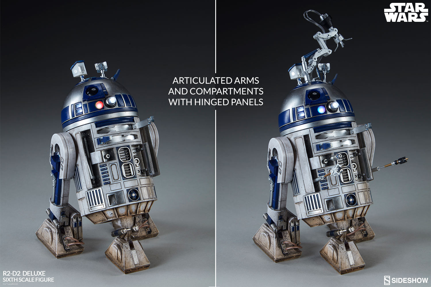 Star Wars R2 D2 Deluxe Sixth Scale Figure By Sideshow Collec Sideshow Collectibles Star Wars R2 D2 Deluxe Sixth Scale Figure By Sideshow Collec Sideshow Collectibles