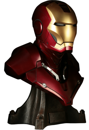 SIDESHOW アイアンマン マーク3 バトルダメージ ライフサイズバスト アイアンマンマーク3 バトルダメージ ライフサイズバスト