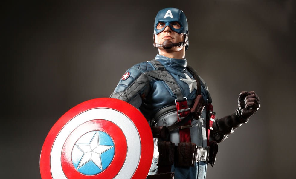 Marvel | 1:4 Collectibles Captain Figure Sideshow Premium America scale Format