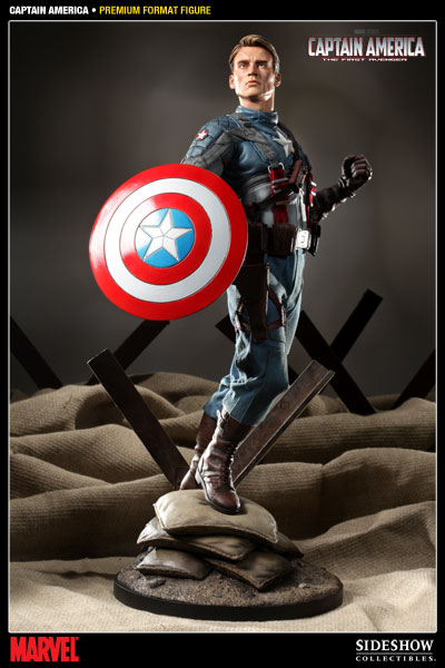 captain america premium format figure