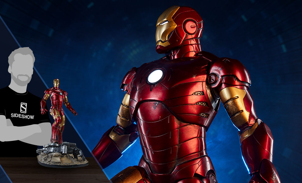 sideshow iron man mark iii maquette