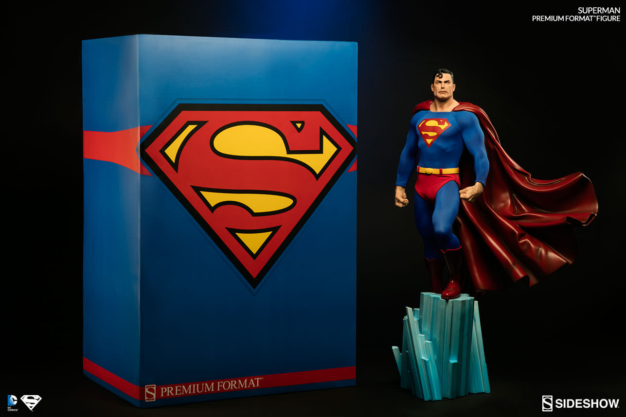 superman statue sideshow