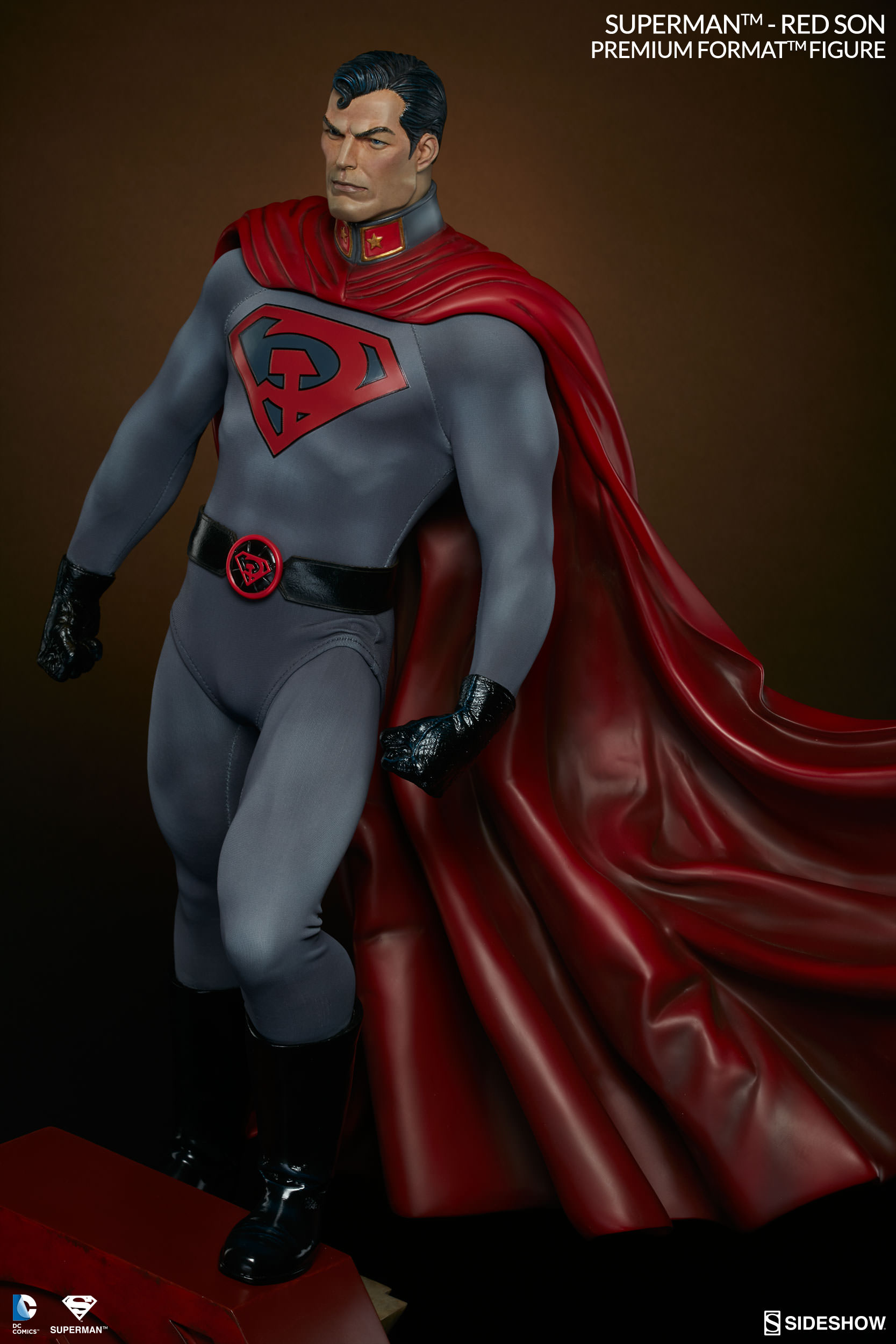 red son superman figure