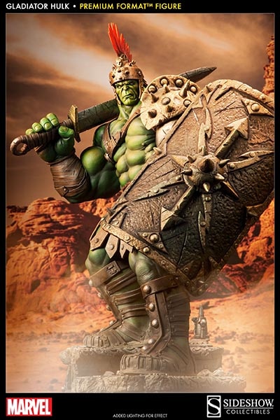 sideshow gladiator hulk maquette