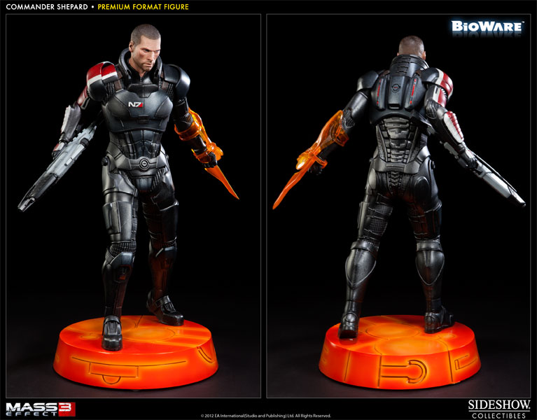 mass effect shepard statue