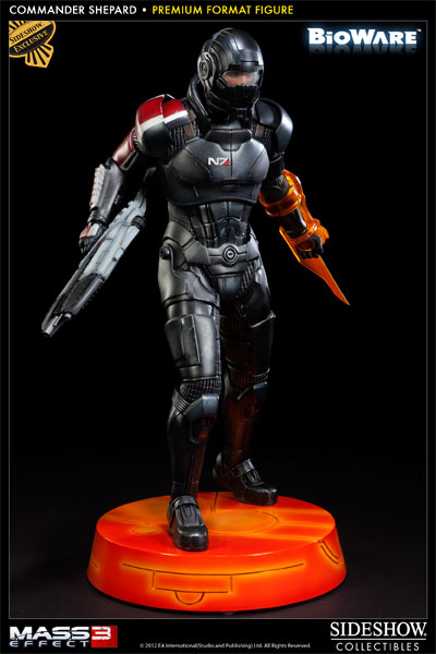 mass effect shepard statue