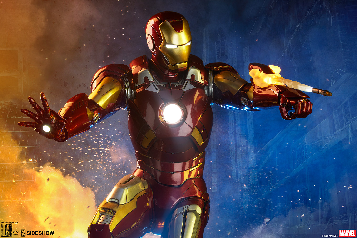 Iron Man Mark VII Maquette by Sideshow Collectibles and Legacy Effects