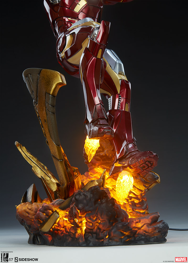 iron man statue sideshow
