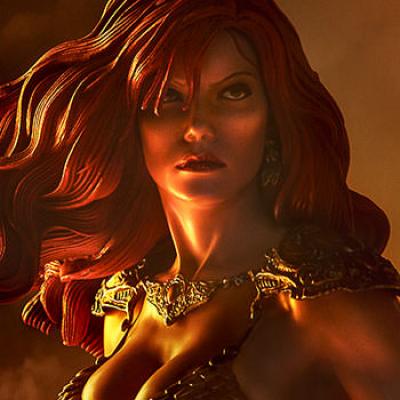 Red Sonja She-Devil with a Sword art print