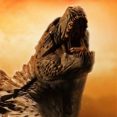 Godzilla art print